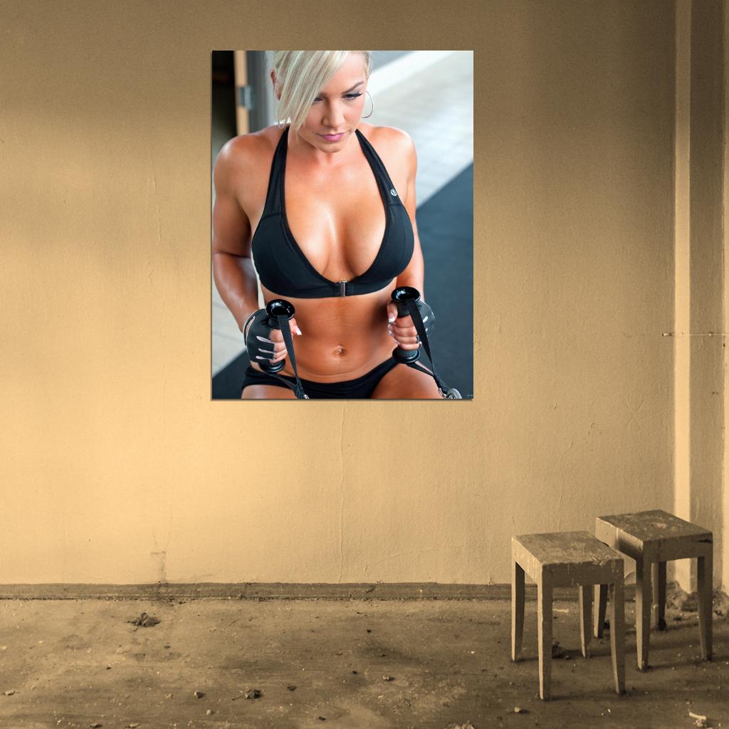 Hope Alexa Sexy Hot Body Wall Art Print Poster