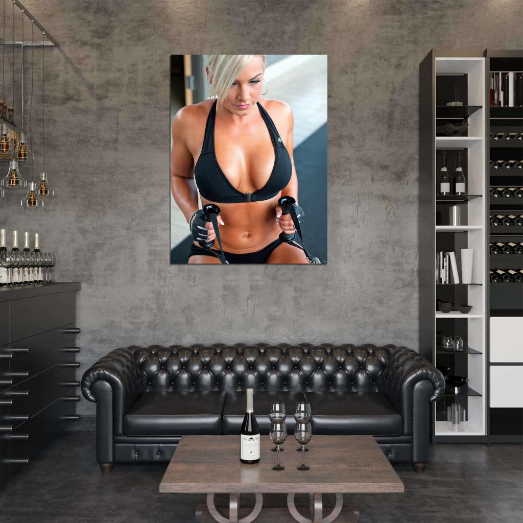 Hope Alexa Sexy Hot Body Wall Art Print Poster