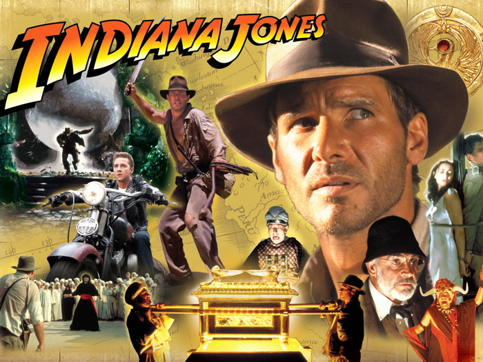 Indiana Jones Characters Movie Art Wall Art Print Poster