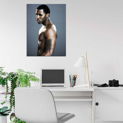 Jason Derulo Hot Body Pop R&B Music Singer Wall Art Print Poster