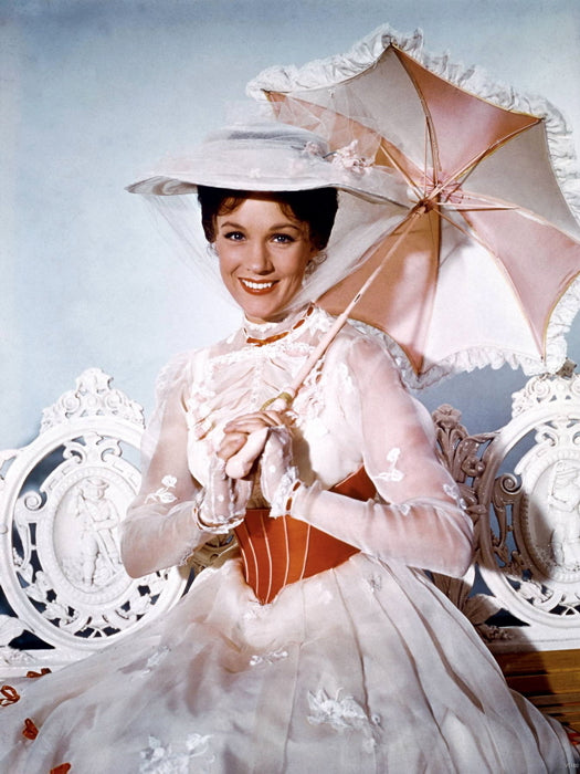 Mary Poppins Julie Andrews Retro Movie Vintage Wall Art Print Poster