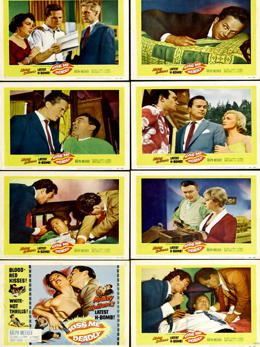 Kiss Me Deadly 1955 Collage Old Movie Vintage Wall Art Print Poster