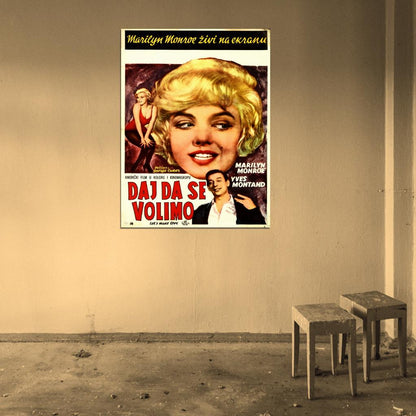 Let's Make Love 1960 Retro Movie Vintage Wall Art Print Poster