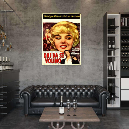 Let's Make Love 1960 Retro Movie Vintage Wall Art Print Poster