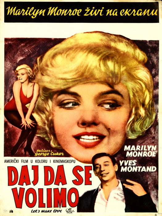 Let's Make Love 1960 Retro Movie Vintage Wall Art Print Poster