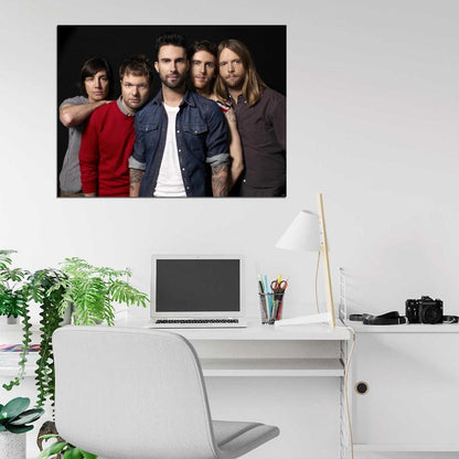Maroon 5 Pop Rock Music Singer Band Group Wall Art Print Poster