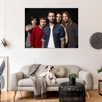 Maroon 5 Pop Rock Music Singer Band Group Wall Art Print Poster