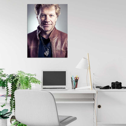 Jon Bon Jovi Rock Music Singer Wall Art Print Poster