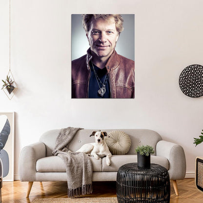 Jon Bon Jovi Rock Music Singer Wall Art Print Poster