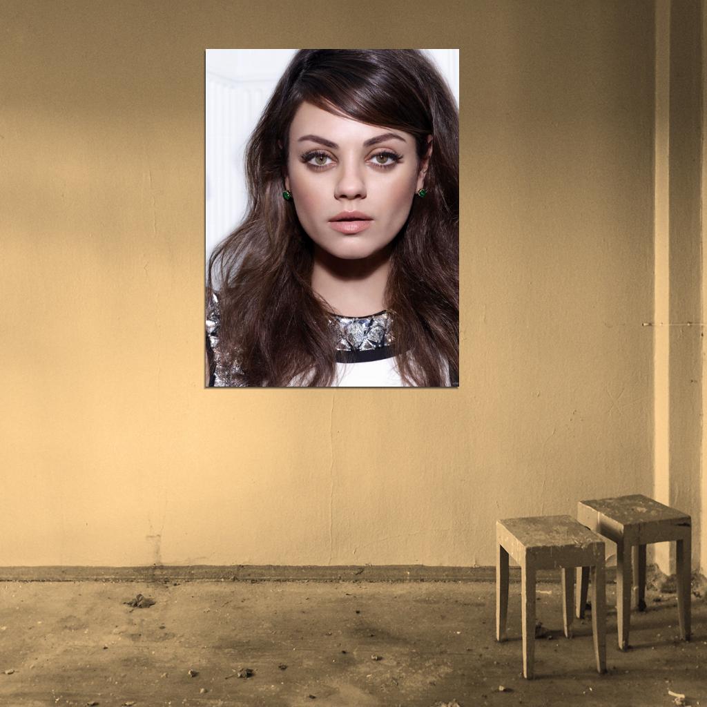 Mila Kunis Beautiful Portrait Actress Wall Art Print Poster