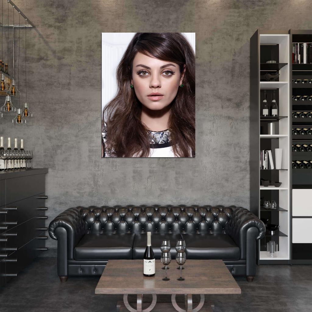Mila Kunis Beautiful Portrait Actress Wall Art Print Poster