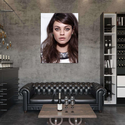 Mila Kunis Beautiful Portrait Actress Wall Art Print Poster