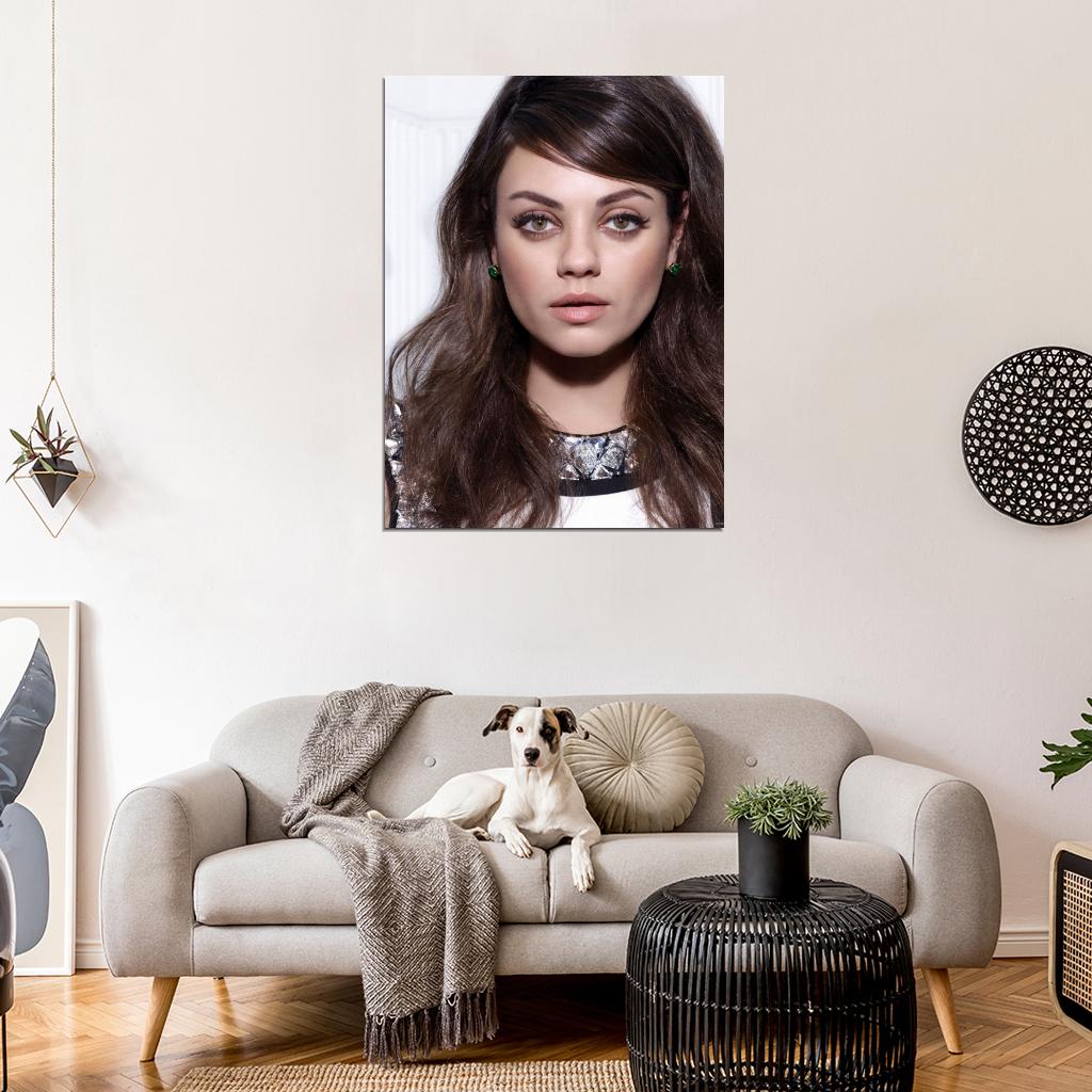 Mila Kunis Beautiful Portrait Actress Wall Art Print Poster