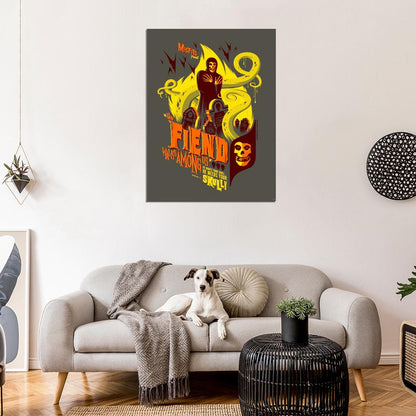 Misfits Skull Horror Punk Band Music Art Wall Art Print Poster