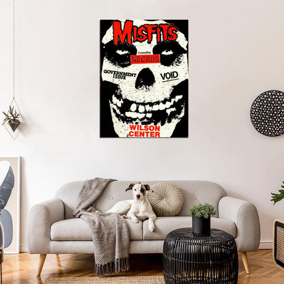 Misfits Punk Rock Music Band Art Wall Art Print Poster