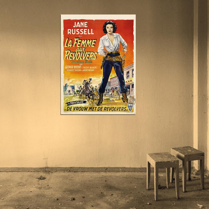 Montana Belle 1952 Retro Classic Movie Vintage Wall Art Print Poster