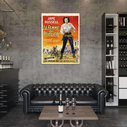 Montana Belle 1952 Retro Classic Movie Vintage Wall Art Print Poster
