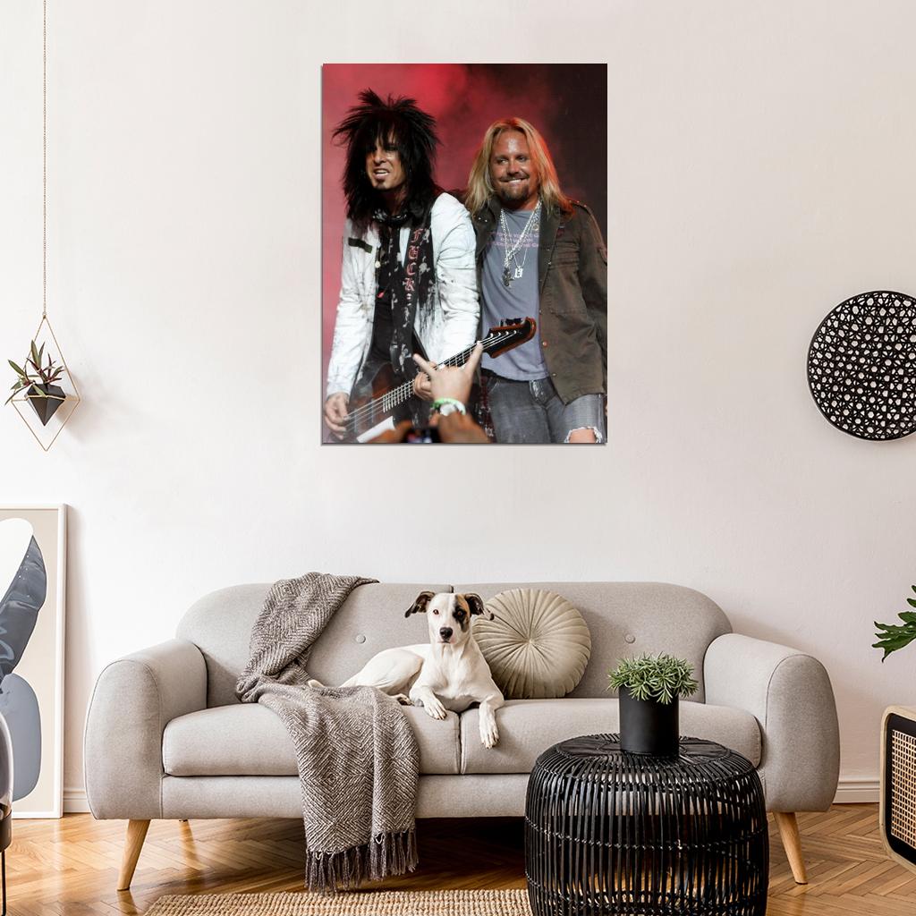 Motley Crue Heavy Metal Band Music Group Wall Art Print Poster