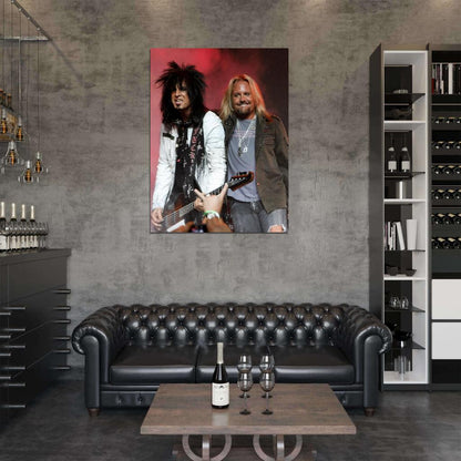 Motley Crue Heavy Metal Band Music Group Wall Art Print Poster