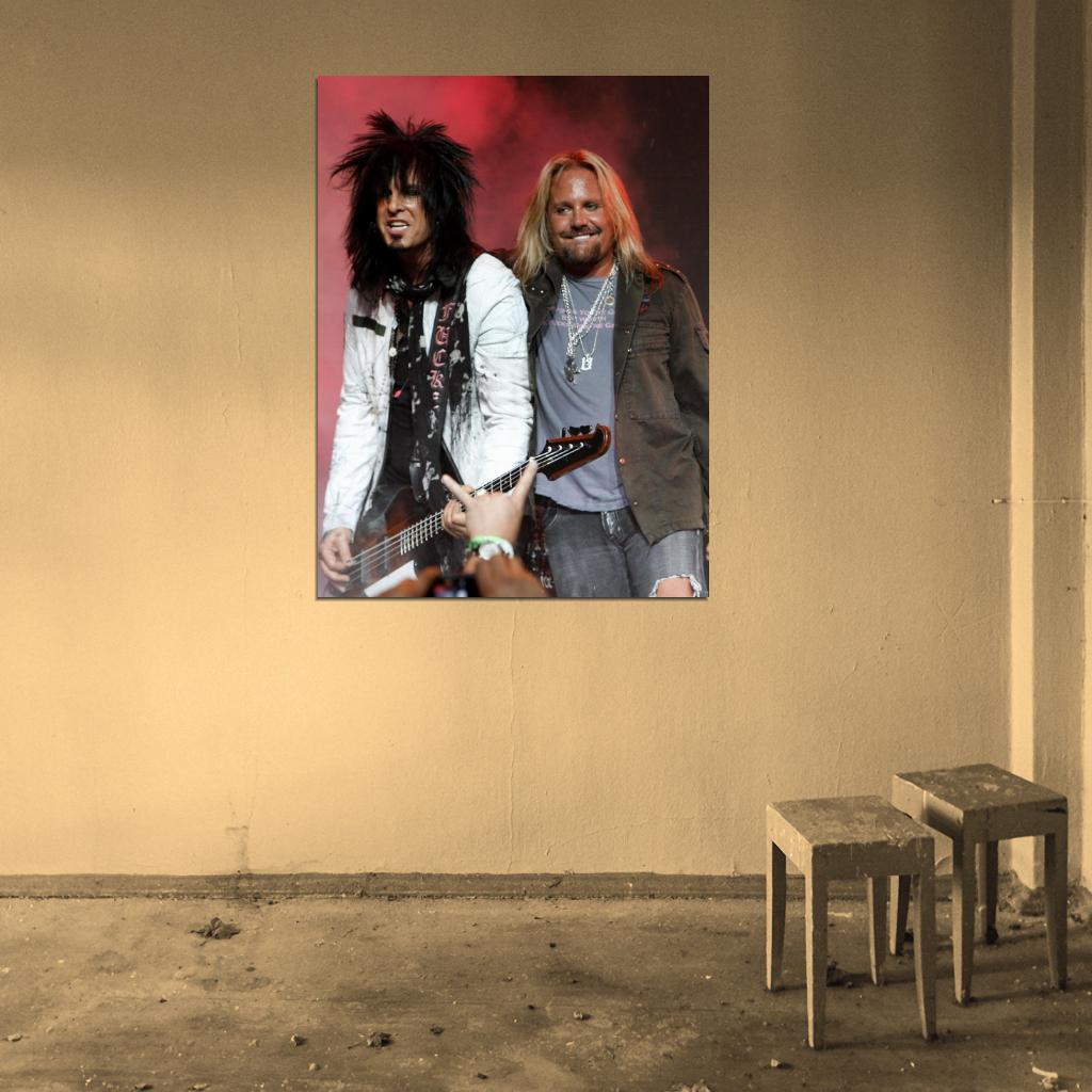 Motley Crue Heavy Metal Band Music Group Wall Art Print Poster