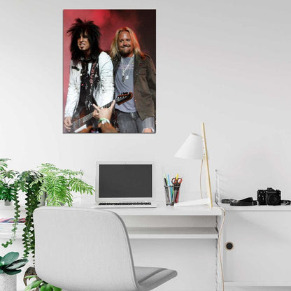 Motley Crue Heavy Metal Band Music Group Wall Art Print Poster