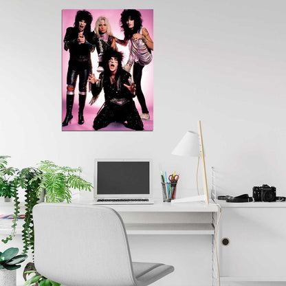 Motley Crue Heavy Metal Band Music Wall Art Print Poster