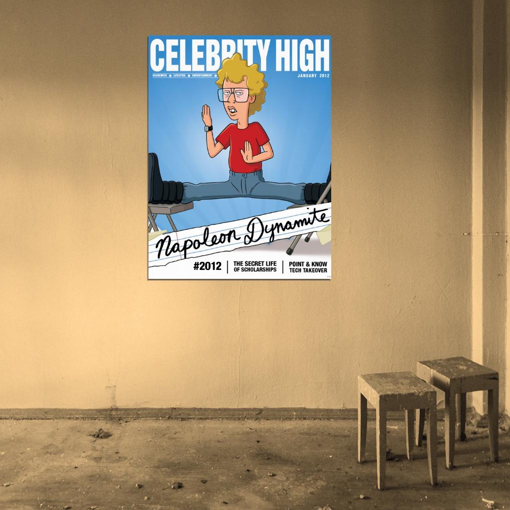 Napoleon Dynamite Art Movie Wall Art Print Poster