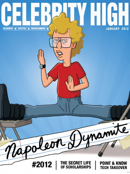 Napoleon Dynamite Art Movie Wall Art Print Poster
