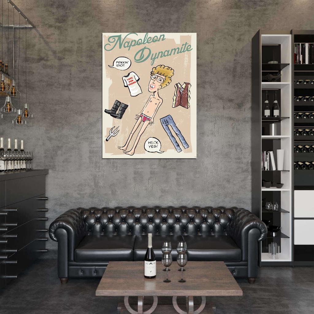 Napoleon Dynamite Movie Art Painting Wall Art Print Poster
