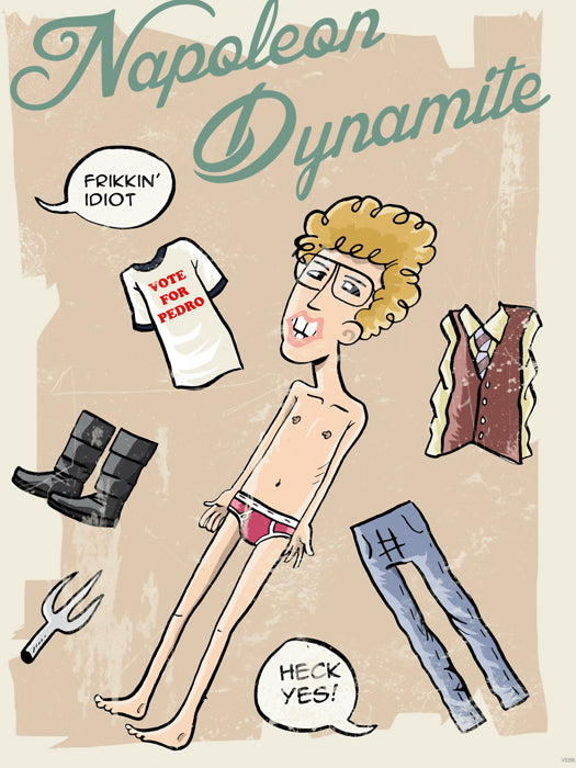 Napoleon Dynamite Movie Art Painting Wall Art Print Poster