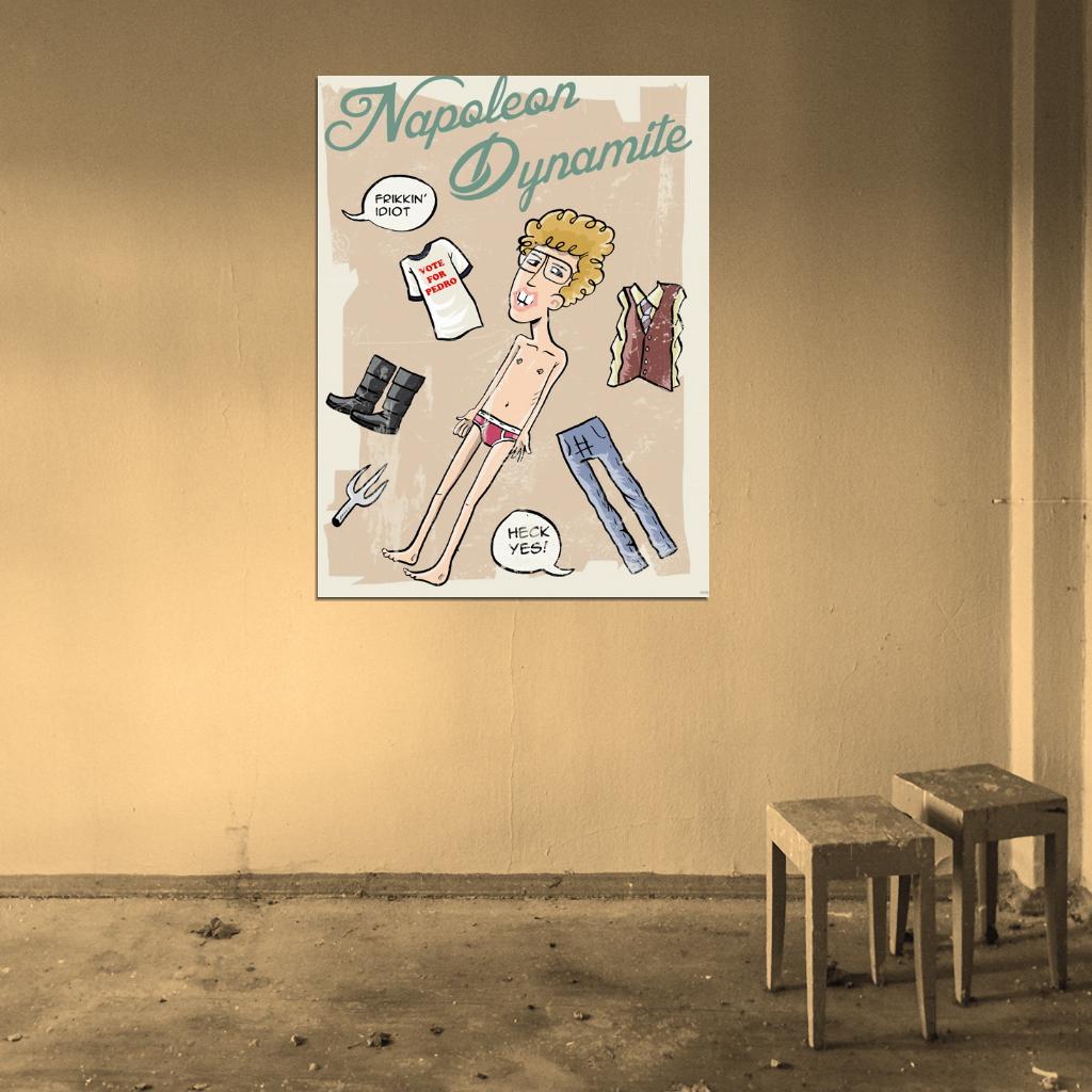 Napoleon Dynamite Movie Art Painting Wall Art Print Poster