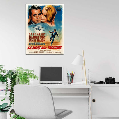 North by Northwest Retro Classic Movie Vintage Wall Art Print Poster