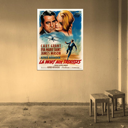North by Northwest Retro Classic Movie Vintage Wall Art Print Poster