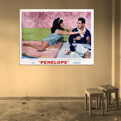 Penelope 1966 Natalie Wood Retro Movie Vintage Wall Art Print Poster