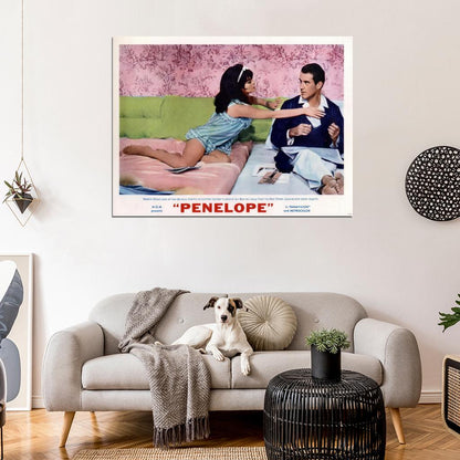 Penelope 1966 Natalie Wood Retro Movie Vintage Wall Art Print Poster