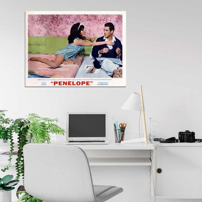Penelope 1966 Natalie Wood Retro Movie Vintage Wall Art Print Poster