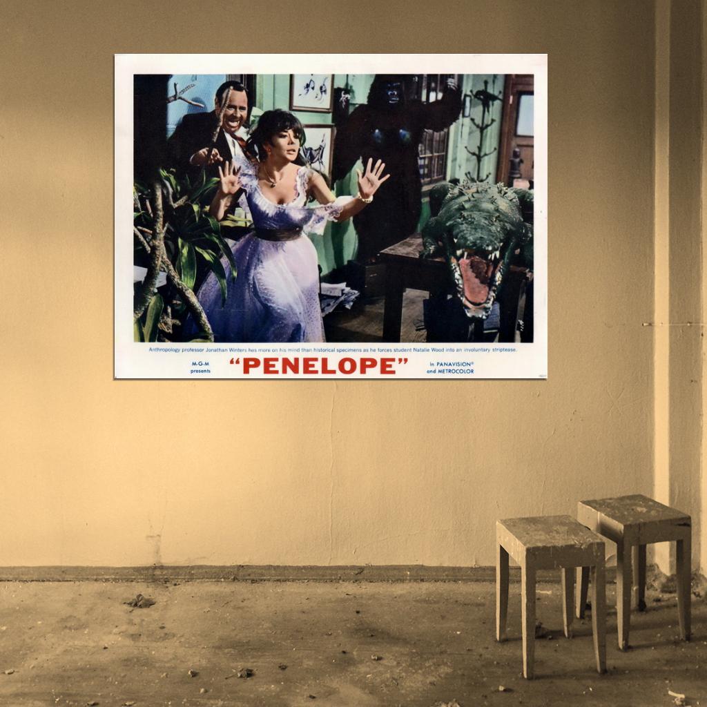 Penelope 1966 Retro Classic Movie Vintage Wall Art Print Poster