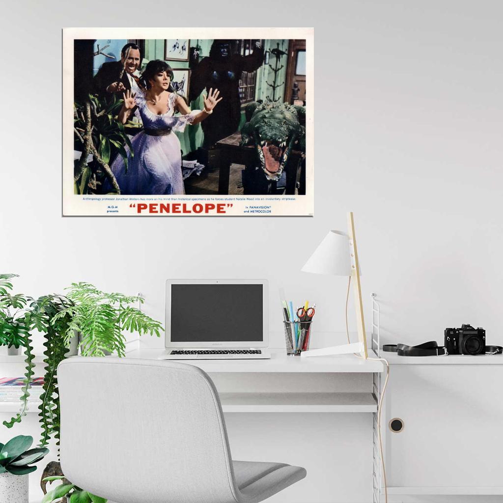 Penelope 1966 Retro Classic Movie Vintage Wall Art Print Poster