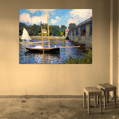 Nature Painting Retro Monet Wall Art Print Poster