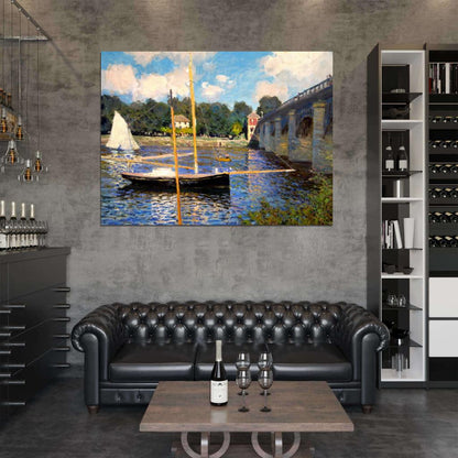 Nature Painting Retro Monet Wall Art Print Poster