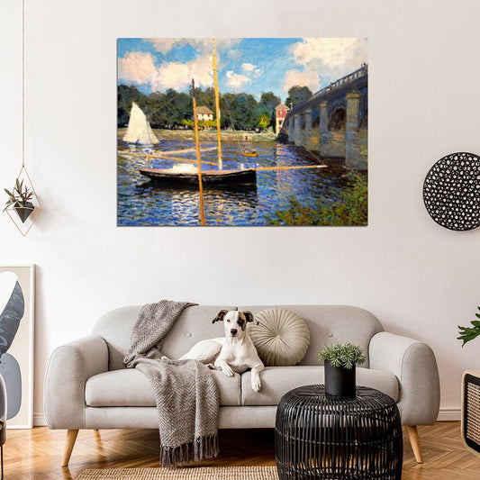 Nature Painting Retro Monet Wall Art Print Poster