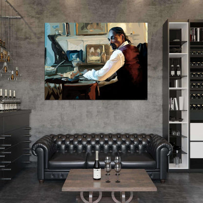 Snoop Dogg Rapper Hip Hop Singer Art Wall Art Print Poster