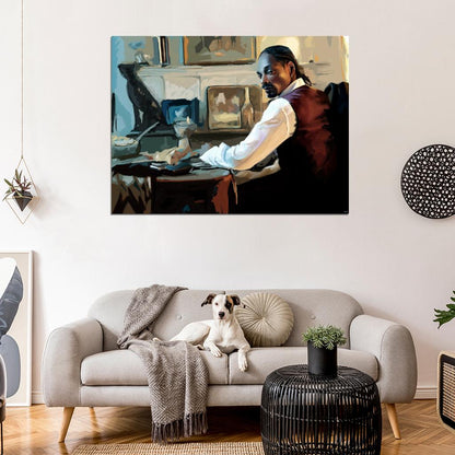 Snoop Dogg Rapper Hip Hop Singer Art Wall Art Print Poster