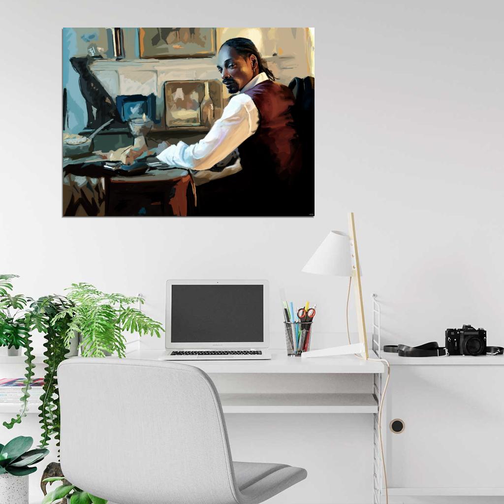 Snoop Dogg Rapper Hip Hop Singer Art Wall Art Print Poster