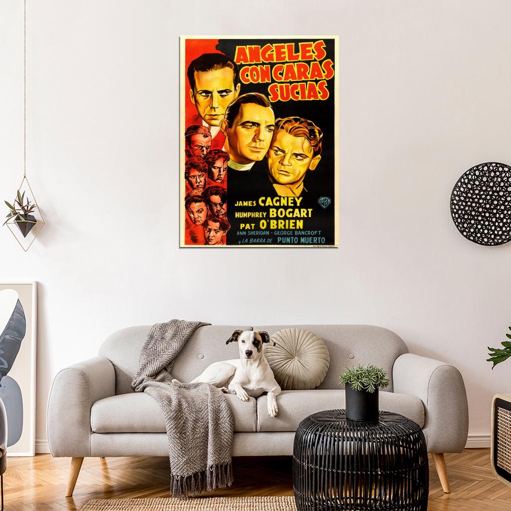 Angels With Dirty Faces 1938 Movie Vintage Wall Art Print Poster