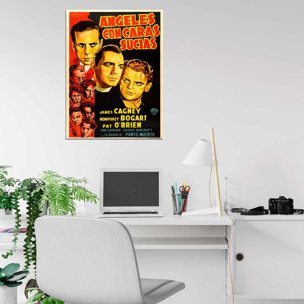 Angels With Dirty Faces 1938 Movie Vintage Wall Art Print Poster