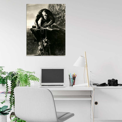 King Kong Retro Classic Movie Vintage BW Wall Art Print Poster