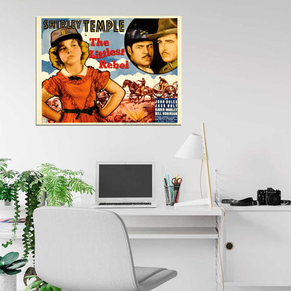 The Littlest Rebel 1935 Retro Movie Vintage Wall Art Print Poster