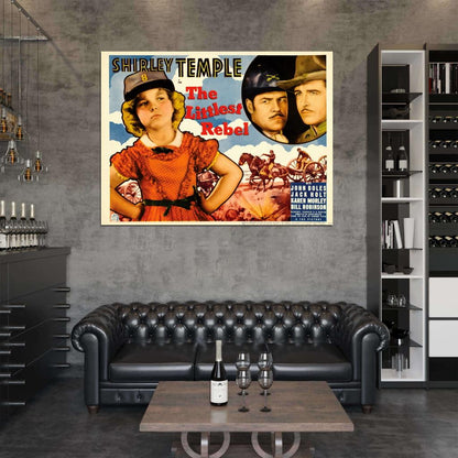 The Littlest Rebel 1935 Retro Movie Vintage Wall Art Print Poster