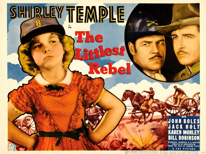 The Littlest Rebel 1935 Retro Movie Vintage Wall Art Print Poster